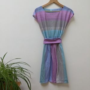Vintage purple knee-length dress